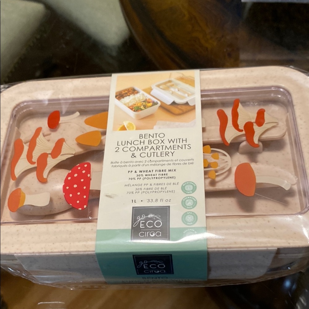 Eco Circa Bento Lunch Box with Cutlery